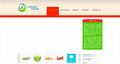 Desktop Screenshot of linkagefoods.biz